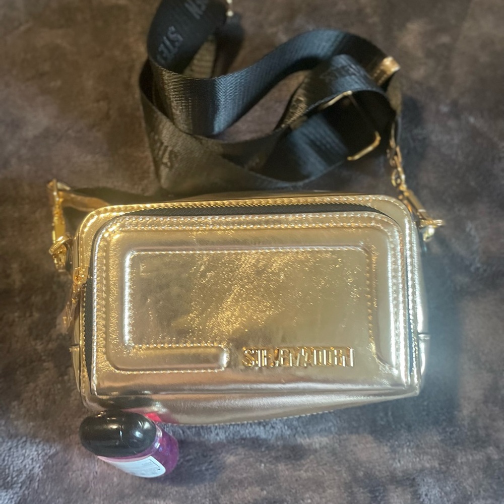 Steve Madden Gold Crossbody Bag NEW